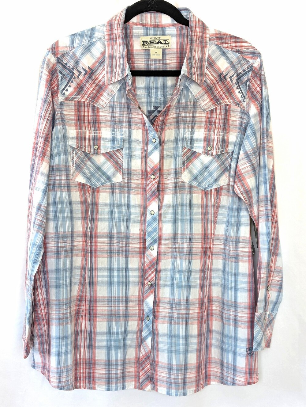 Ariat Real Snap Down Western Shirt NWT